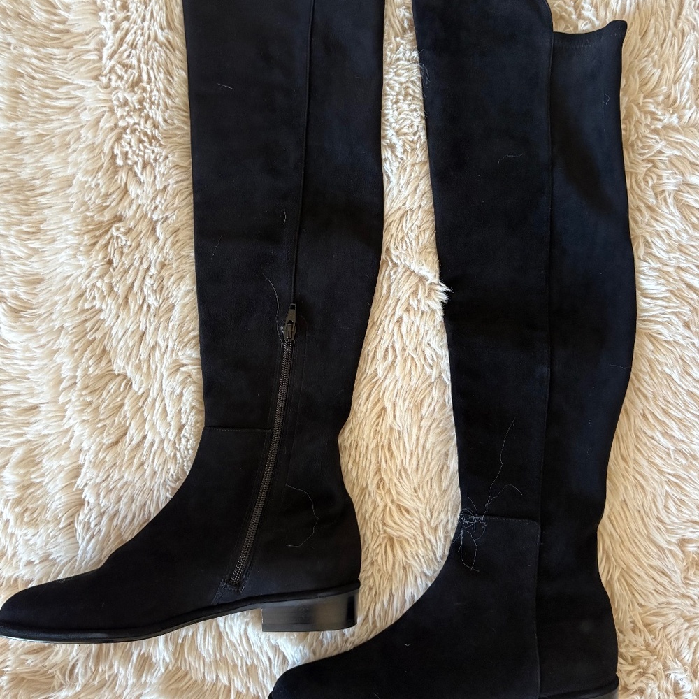New Stuart Weitzman suede over the knee boots